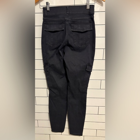 Spanx Stretch Twill Charcoal Gray Cargo Pants S - Picture 7 of 7